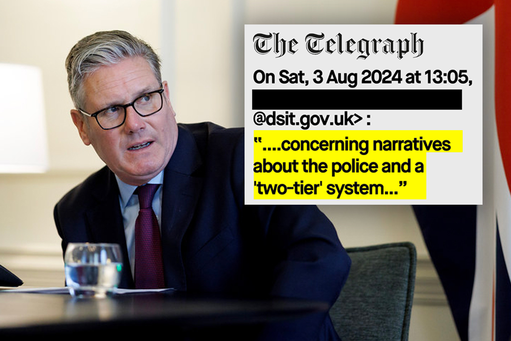 Government unit monitoring "two-tier policing" criticism, emails reveal