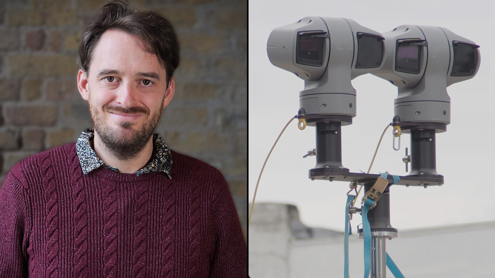 R: Facial recognition cameras, L: Matthew Feeney