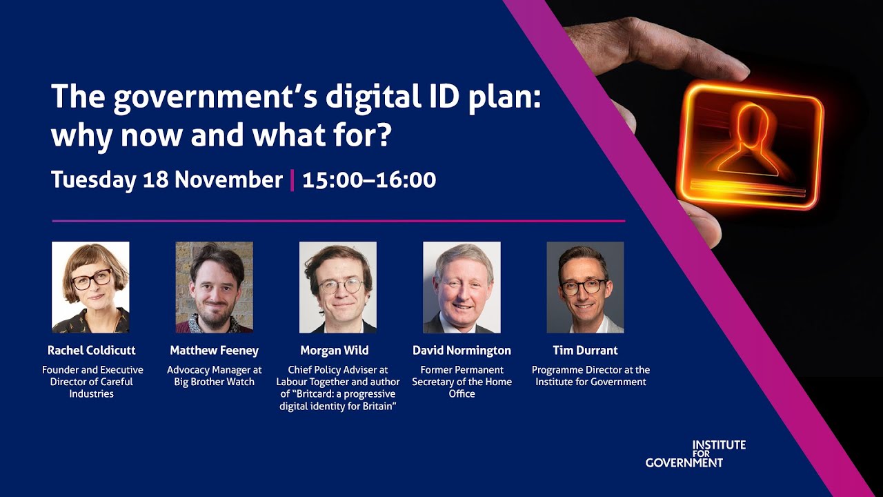 The government's digital ID plan: Why now and what for?
